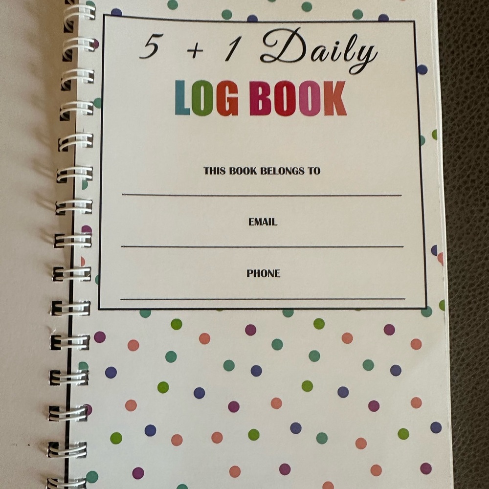 OPTAVIA 5&1 log book, brand new! Never used!